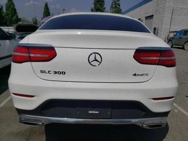 WDC0J4KB3HF199759 - 2017 MERCEDES-BENZ GLC COUPE 300 4MATIC WHITE photo 6