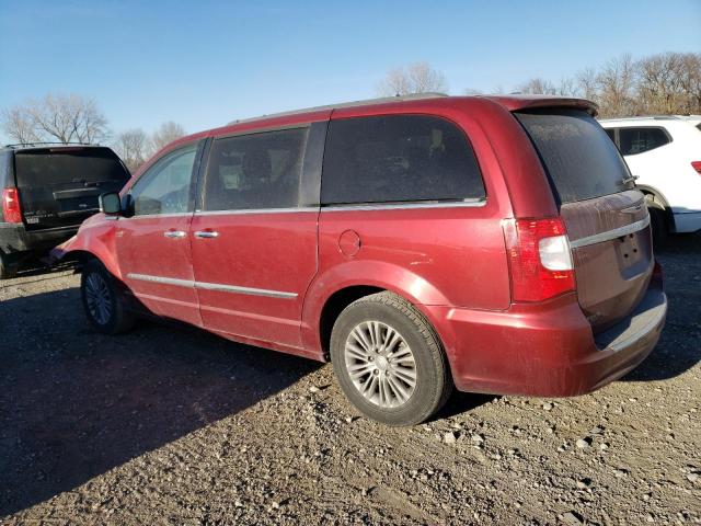 2C4RC1CGXER277247 - 2014 CHRYSLER TOWN & COU TOURING L RED photo 2