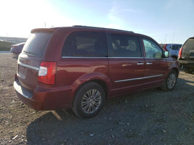 2C4RC1CGXER277247 - 2014 CHRYSLER TOWN & COU TOURING L RED photo 3