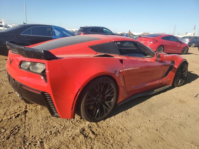 1G1YT2D60H5603817 - 2017 CHEVROLET CORVETTE Z06 3LZ RED photo 3