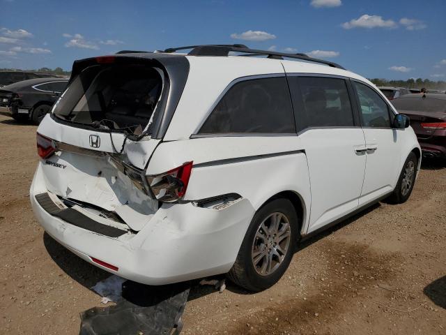 5FNRL5H62CB147883 - 2012 HONDA ODYSSEY EXL WHITE photo 3