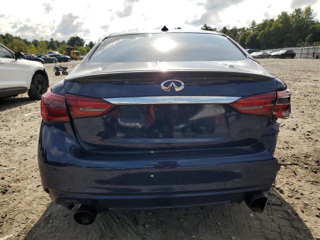 JN1EV7AP7KM513501 - 2019 INFINITI Q50 LUXE BLUE photo 6