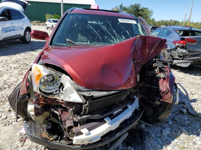 JHLRE4H71BC019162 - 2011 HONDA CR-V EXL RED photo 5