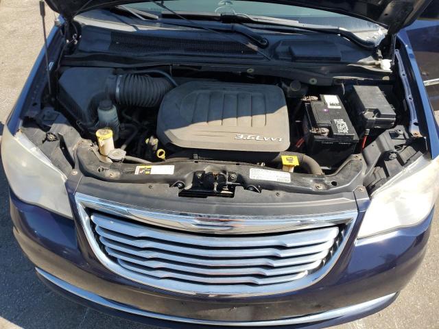 2C4RC1BG3DR668577 - 2013 CHRYSLER TOWN & COU TOURING BLUE photo 12