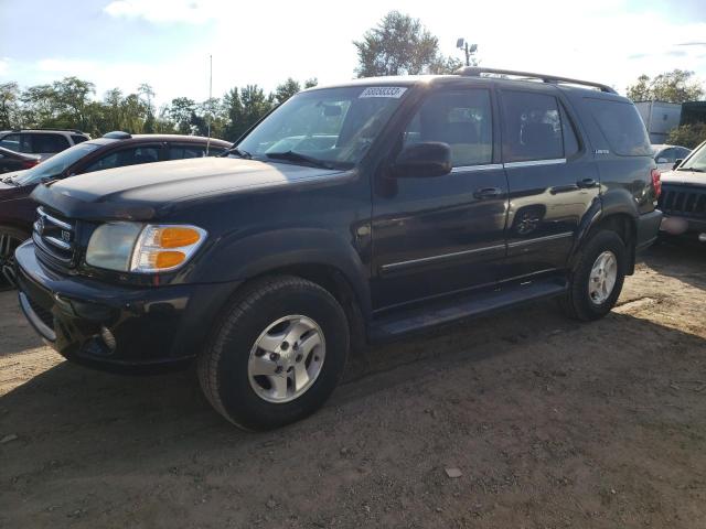 5TDBT48A01S014029 - 2001 TOYOTA SEQUOIA LIMITED BLACK photo 1