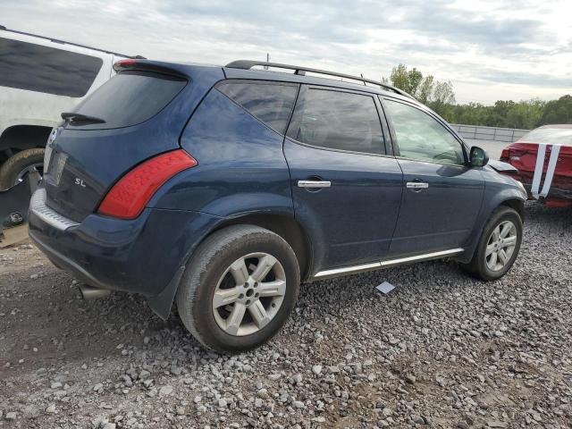 JN8AZ08T56W400686 - 2006 NISSAN MURANO SL BLUE photo 3