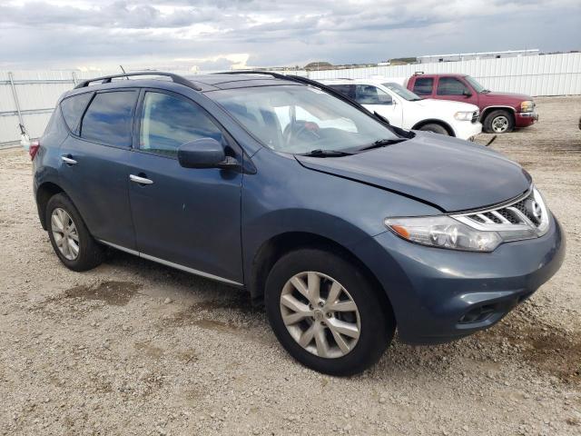 JN8AZ1MW4EW523822 - 2014 NISSAN MURANO S BLUE photo 4