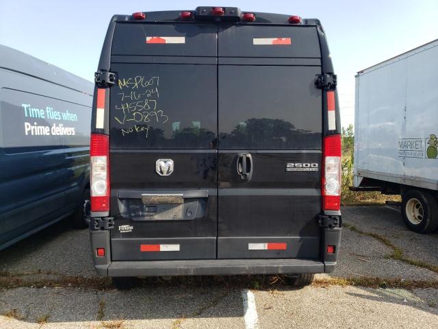 3C6LRVDGXPE500893 - 2023 RAM PROMASTER 2500 HIGH BLACK photo 6