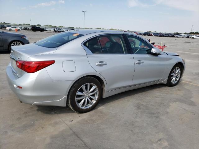 JN1BV7AR8EM699882 - 2014 INFINITI Q50 BASE SILVER photo 3