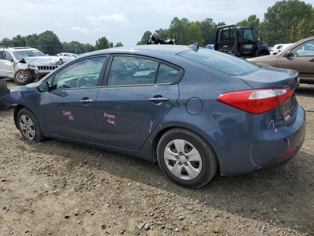 KNAFK4A60G5495244 - 2016 KIA FORTE LX BLUE photo 2