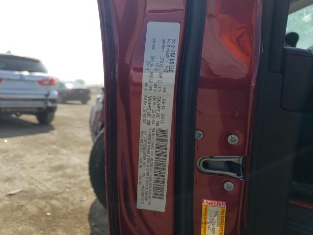 1C4PJMBX2KD101050 - 2019 JEEP CHEROKEE TRAILHAWK Bordo foto 14