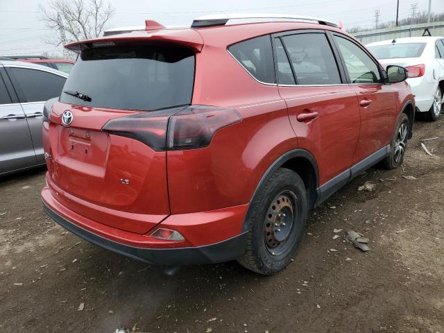 JTMZFREV0GJ077275 - 2016 TOYOTA RAV4 LE BURGUNDY photo 3