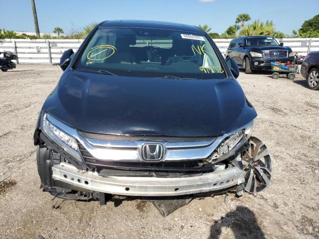 5FNRL6H93JB042069 - 2018 HONDA ODYSSEY ELITE GRAY photo 5