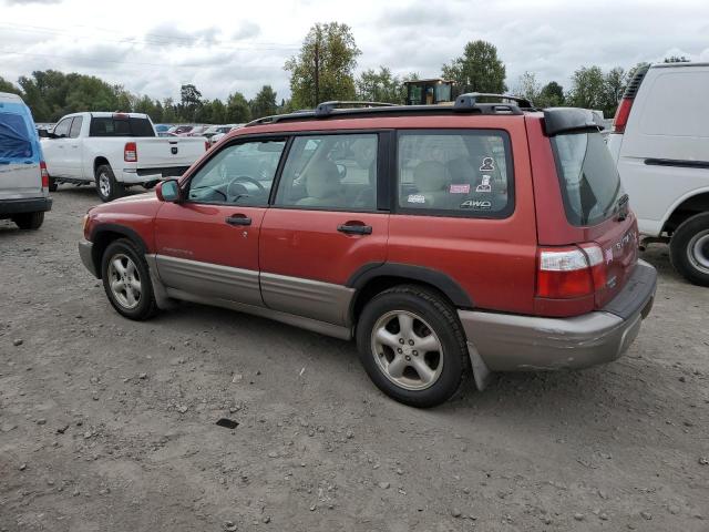 JF1SF65532H707487 - 2002 SUBARU FORESTER S RED photo 2