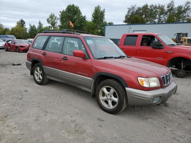 JF1SF65532H707487 - 2002 SUBARU FORESTER S RED photo 4