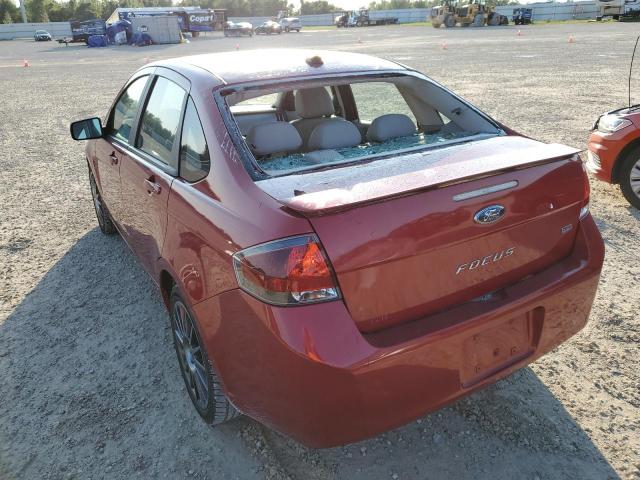 1FAHP3GN7BW124774 - 2011 FORD FOCUS SES RED photo 2