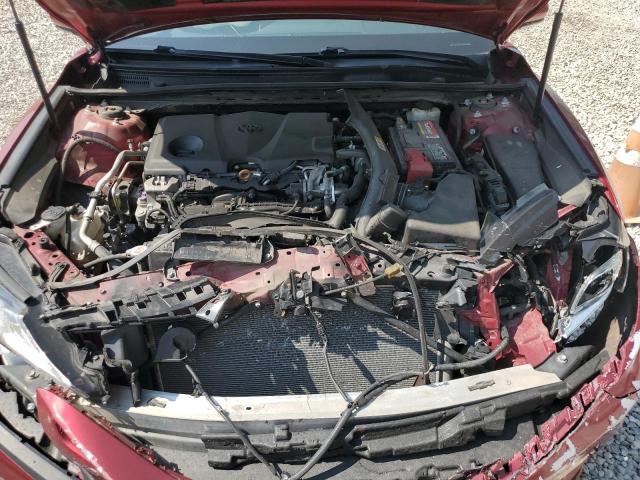 4T1B11HK4JU602603 - 2018 TOYOTA CAMRY L RED photo 11
