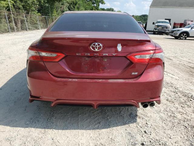 4T1B11HK4JU602603 - 2018 TOYOTA CAMRY L RED photo 6