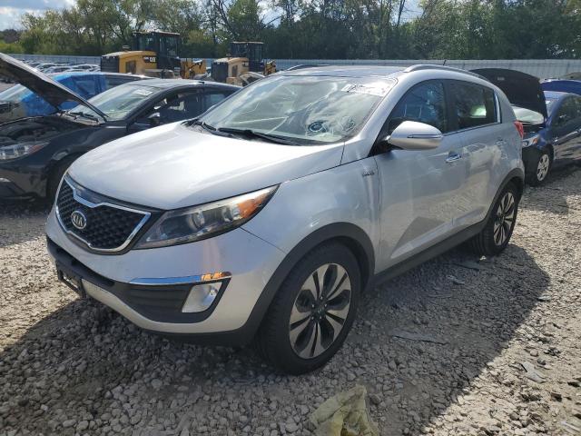 KNDPCCA69B7120576 - 2011 KIA SPORTAGE EX SILVER photo 1