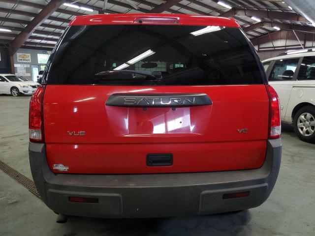 5GZCZ53414S889527 - 2004 SATURN VUE RED photo 6