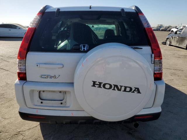 JHLRD78965C052104 - 2005 HONDA CR-V SE WHITE photo 6