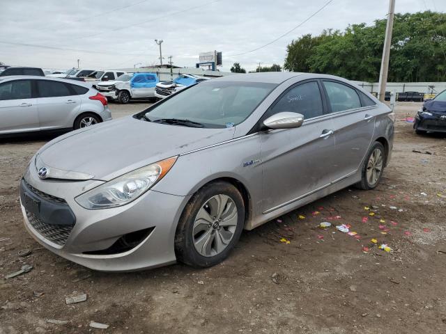 KMHEC4A49DA101796 - 2013 HYUNDAI SONATA HYBRID SILVER photo 1