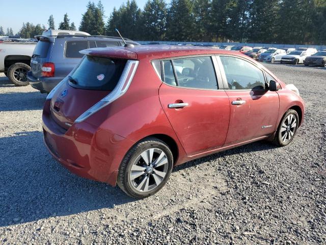 1N4AZ0CP8DC410042 - 2013 NISSAN LEAF S MAROON photo 3