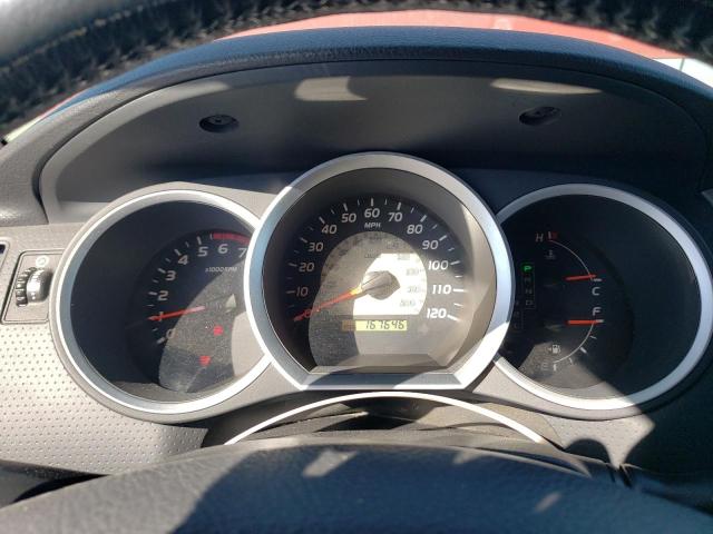 5TETX22N98Z545557 - 2008 TOYOTA TACOMA ACCESS CAB წითელი ფოტო 9