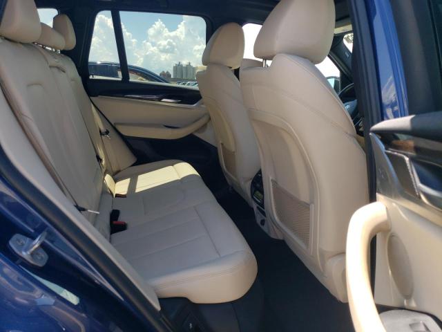 5UXTR7C55KLF32091 - 2019 BMW X3 SDRIVE30I BLUE photo 11