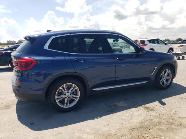 5UXTR7C55KLF32091 - 2019 BMW X3 SDRIVE30I BLUE photo 3