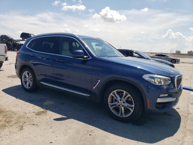5UXTR7C55KLF32091 - 2019 BMW X3 SDRIVE30I BLUE photo 4