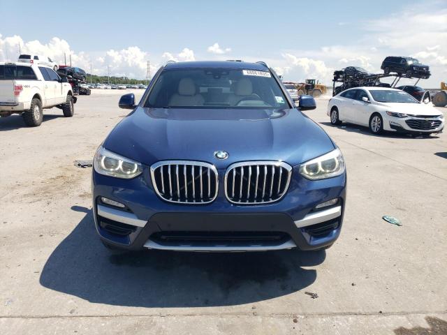 5UXTR7C55KLF32091 - 2019 BMW X3 SDRIVE30I BLUE photo 5