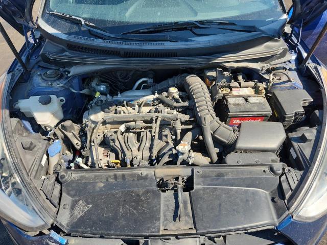 KMHTC6AE1GU297537 - 2016 HYUN VELOSTER TURBO BLUE photo 11