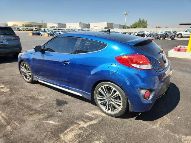 KMHTC6AE1GU297537 - 2016 HYUN VELOSTER TURBO BLUE photo 2