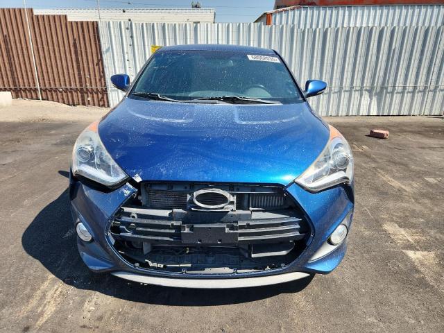 KMHTC6AE1GU297537 - 2016 HYUN VELOSTER TURBO BLUE photo 5