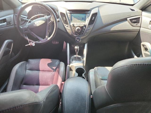 KMHTC6AE1GU297537 - 2016 HYUN VELOSTER TURBO BLUE photo 8