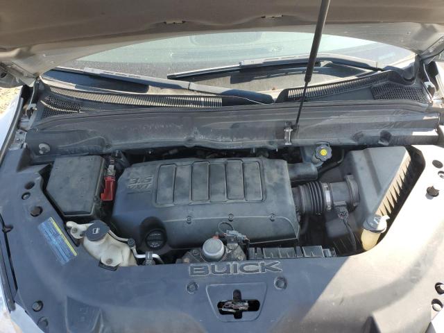 5GALRBED1AJ103385 - 2010 BUICK ENCLAVE CXL ვერცხლისფერი ფოტო 12