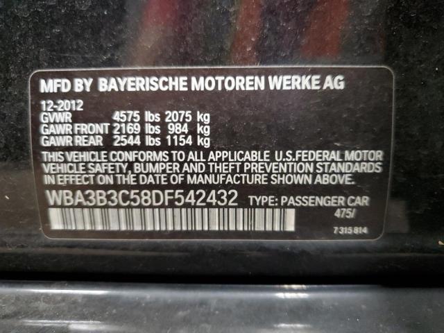 WBA3B3C58DF542432 - 2013 BMW 328 XI BLACK photo 13