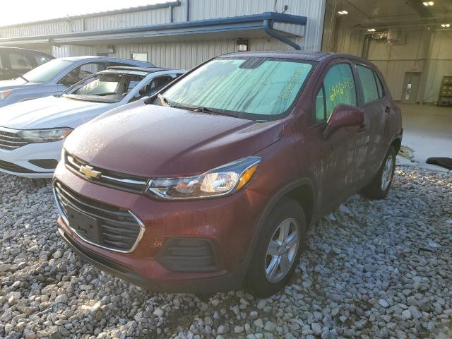 3GNCJNSB2HL273520 - 2017 CHEVROLET TRAX LS BURGUNDY photo 1