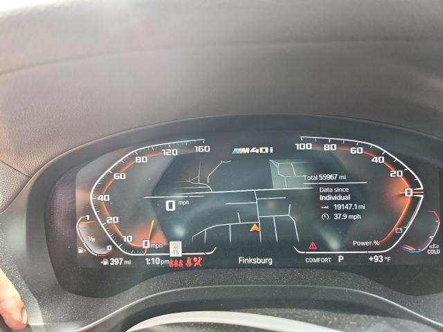 5UX83DP05N9K84265 - 2022 BMW X3 M40I BLUE photo 9