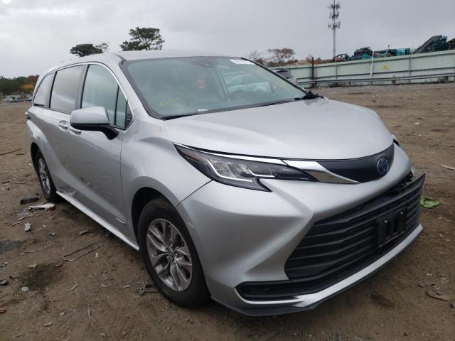 5TDKSKFC0MS033048 - 2021 TOYOTA SIENNA LE Gümüş foto 2