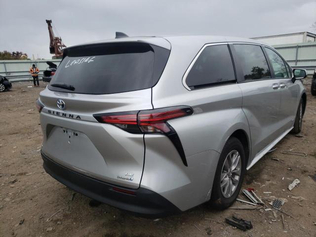 5TDKSKFC0MS033048 - 2021 TOYOTA SIENNA LE Gümüş foto 7