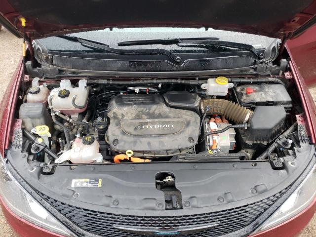 2C4RC1H78LR258069 - 2020 CHRYSLER PACIFICA HYBRID TOURING BURGUNDY photo 12