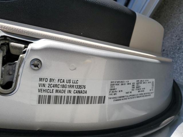 2C4RC1BG1RR133576 - 2024 CHRYSLER PACIFICA TOURING L Gümüş foto 13