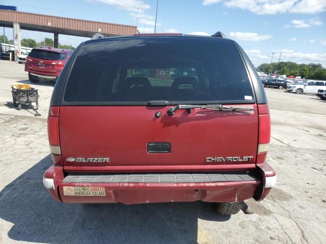 1GNCS13W0V2258227 - 1997 CHEVROLET BLAZER BURGUNDY photo 6