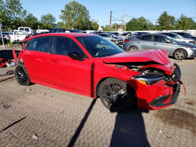 2HGFE2F55NH552642 - 2022 HONDA CIVIC SPORT წითელი ფოტო 4