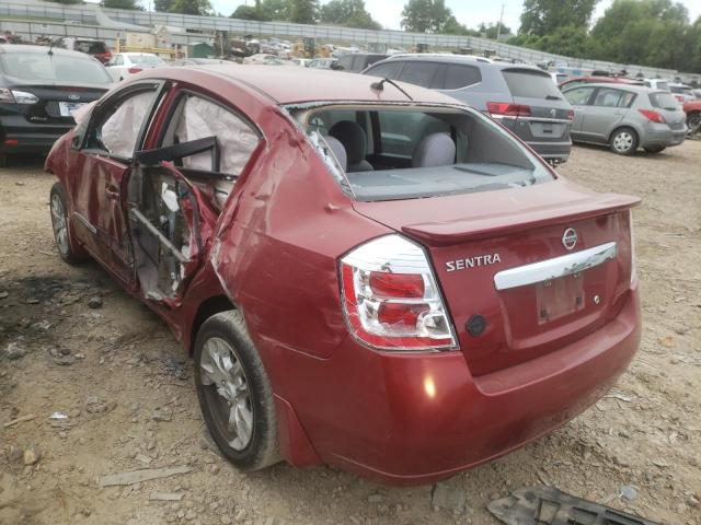 3N1AB6AP6CL746072 - 2012 NISSAN SENTRA 2.0 RED photo 3