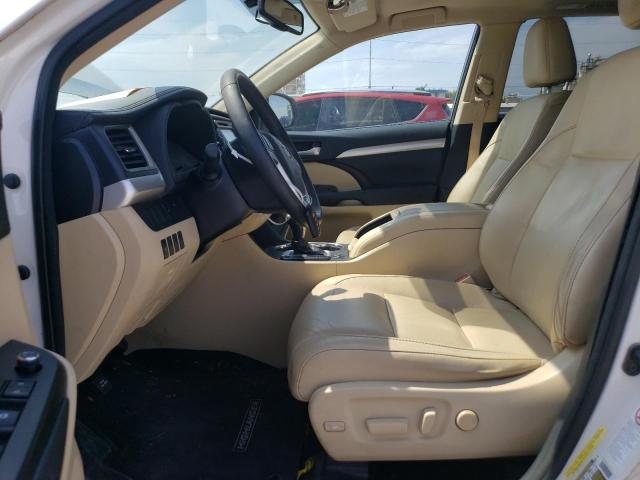 5TDKKRFH8FS111471 - 2015 TOYOTA HIGHLANDER XLE WHITE photo 7