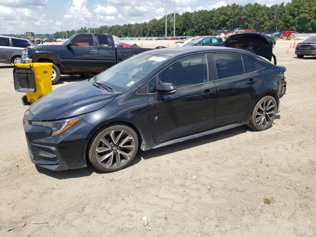 5YFP4RCE1LP014076 - 2020 TOYOTA COROLLA SE BLACK photo 1