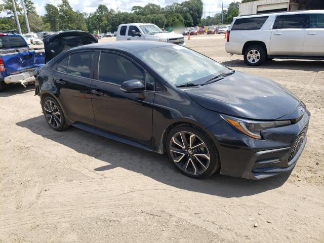 5YFP4RCE1LP014076 - 2020 TOYOTA COROLLA SE BLACK photo 4